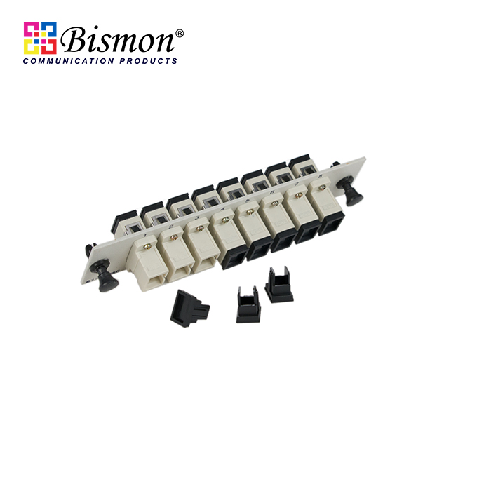 8 SC Snap-in adapter Plate Multi-mode Full set